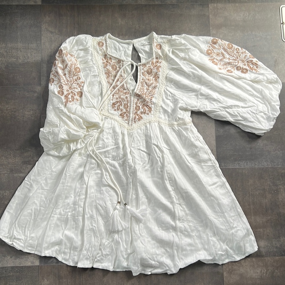 NEVER WORN White boho style dress